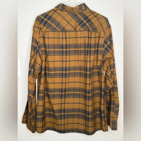 Alaskan Hardgear Duluth Untucked Long Sleeve Men's Large Brown Plaid  Work Shirt - Picture 6 of 9